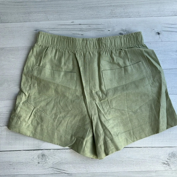 NWT LA Hearts Light Green Linen Shorts XS - Picture 2 of 6